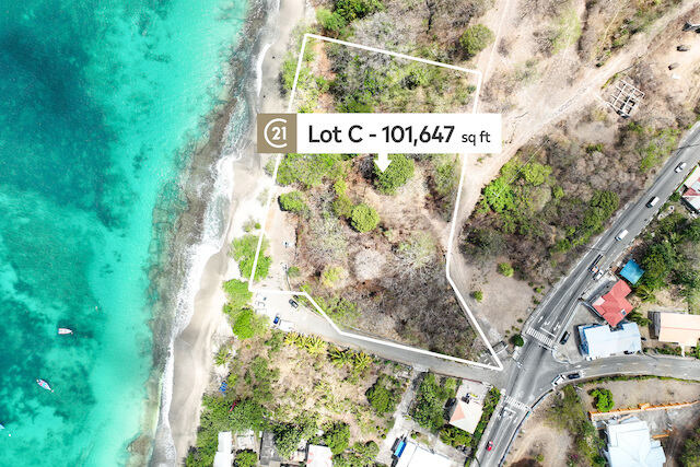 BEACH FRONT LOT IN BOUNDARY WITH SILVERSANDS Pandy Beach LOTC, Port Louis, St.George