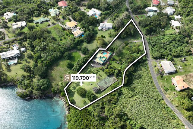 Rippledale Waterfront Estate (With Tennis Court and Pool) Westerhall, Westerhall, St.David